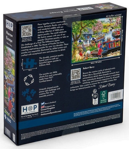 House of Puzzles - Narrow Escape - 1000 Piece Jigsaw Puzzle