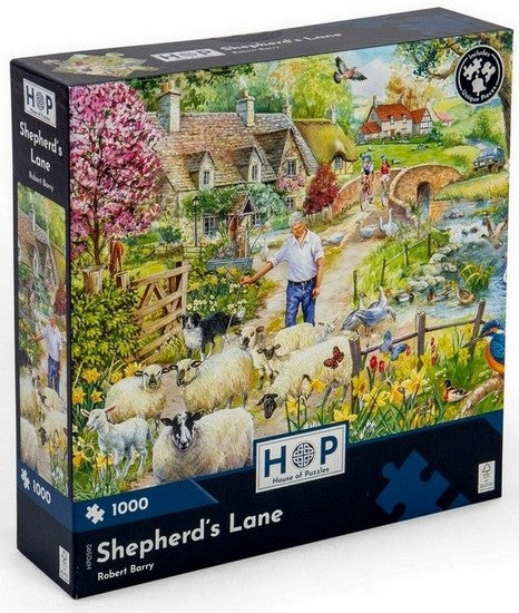House of Puzzles - Shepherd's Lane - 1000 Piece Jigsaw Puzzle