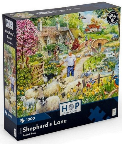 House of Puzzles - Shepherd's Lane - 1000 Piece Jigsaw Puzzle