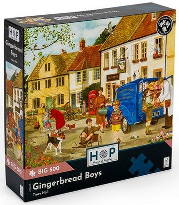 House of Puzzles - Gingerbread Boys - 500XL Piece Jigsaw Puzzle