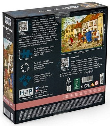 House of Puzzles - Gingerbread Boys - 500XL Piece Jigsaw Puzzle