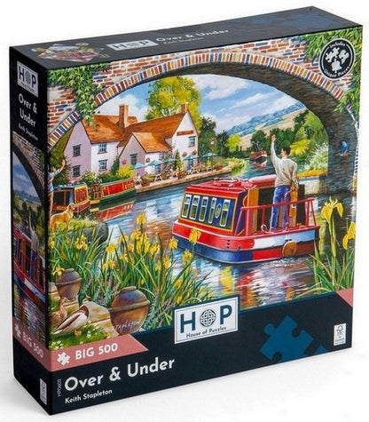 House of Puzzles - Over & Under - 500XL Piece Jigsaw Puzzle
