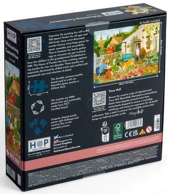 House of Puzzles - Welcoming Committee - 500XL Piece Jigsaw Puzzle