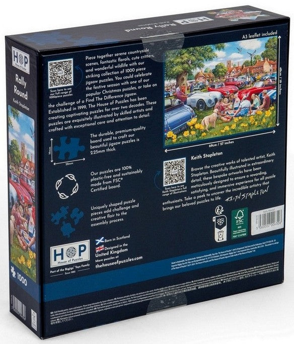House of Puzzles - Rally Round - 1000 Piece Jigsaw Puzzle