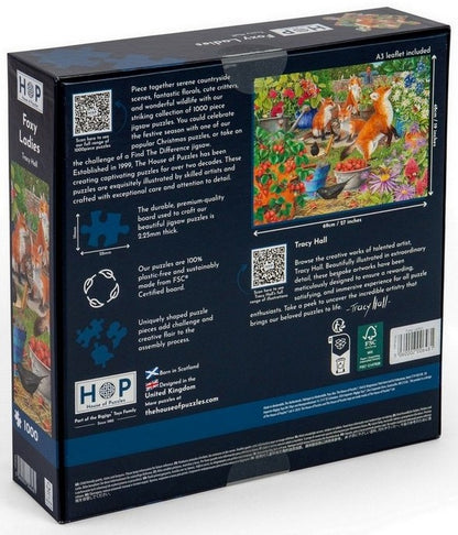 House of Puzzles - Foxy Ladies - 1000 Piece Jigsaw Puzzle