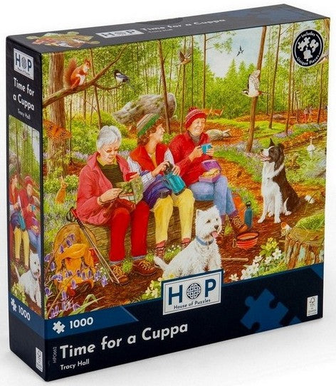 House of Puzzles - Time For a Cuppa - 1000 Piece Jigsaw Puzzle