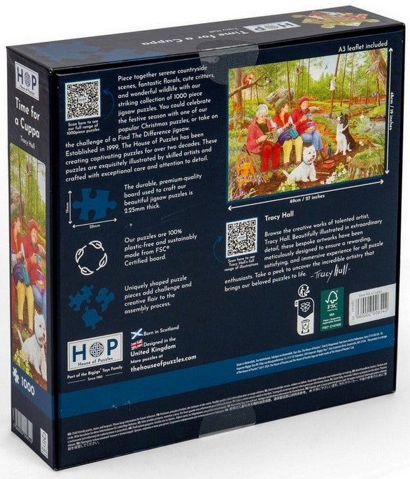 House of Puzzles - Time For a Cuppa - 1000 Piece Jigsaw Puzzle