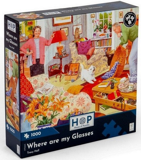 House of Puzzles - Where are my Glasses - 1000 Piece Jigsaw Puzzle
