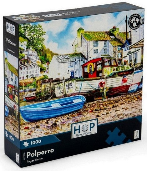 House of Puzzles - Polperro - 1000 Piece Jigsaw Puzzle