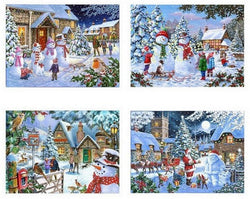 House of Puzzles - Let It Snow - 4 x 500 Piece Jigsaw Puzzle