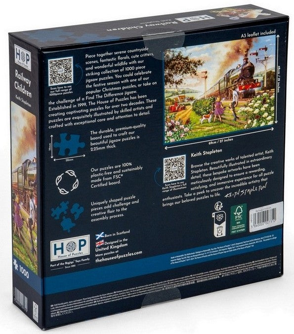 House of Puzzles - Railway Children - 1000 Piece Jigsaw Puzzle