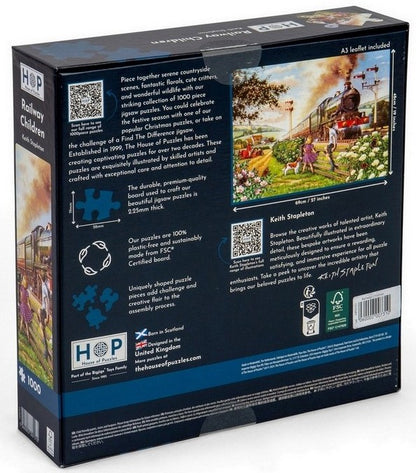 House of Puzzles - Railway Children - 1000 Piece Jigsaw Puzzle