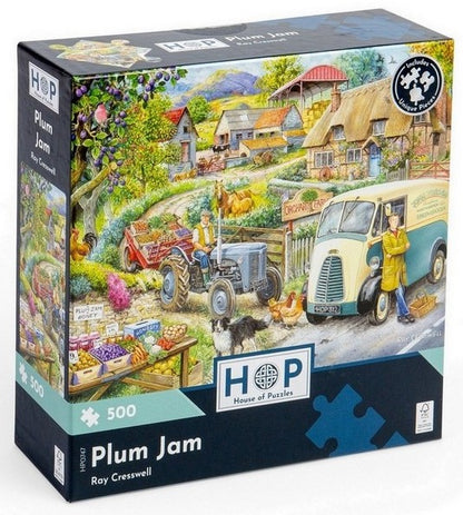 House of Puzzles - Plum Jam - 500 Piece Jigsaw Puzzle