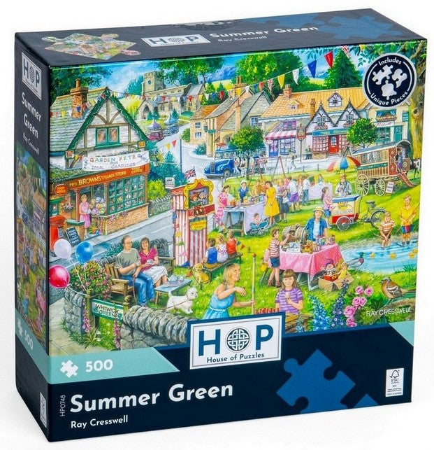 House of Puzzles - Summer Green - 500 Piece Jigsaw Puzzle