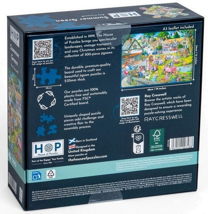 House of Puzzles - Summer Green - 500 Piece Jigsaw Puzzle