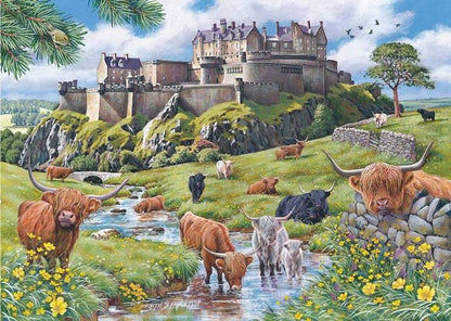 House of Puzzles - Roaming the Highlands - 4 x 500 Piece Jigsaw Puzzle