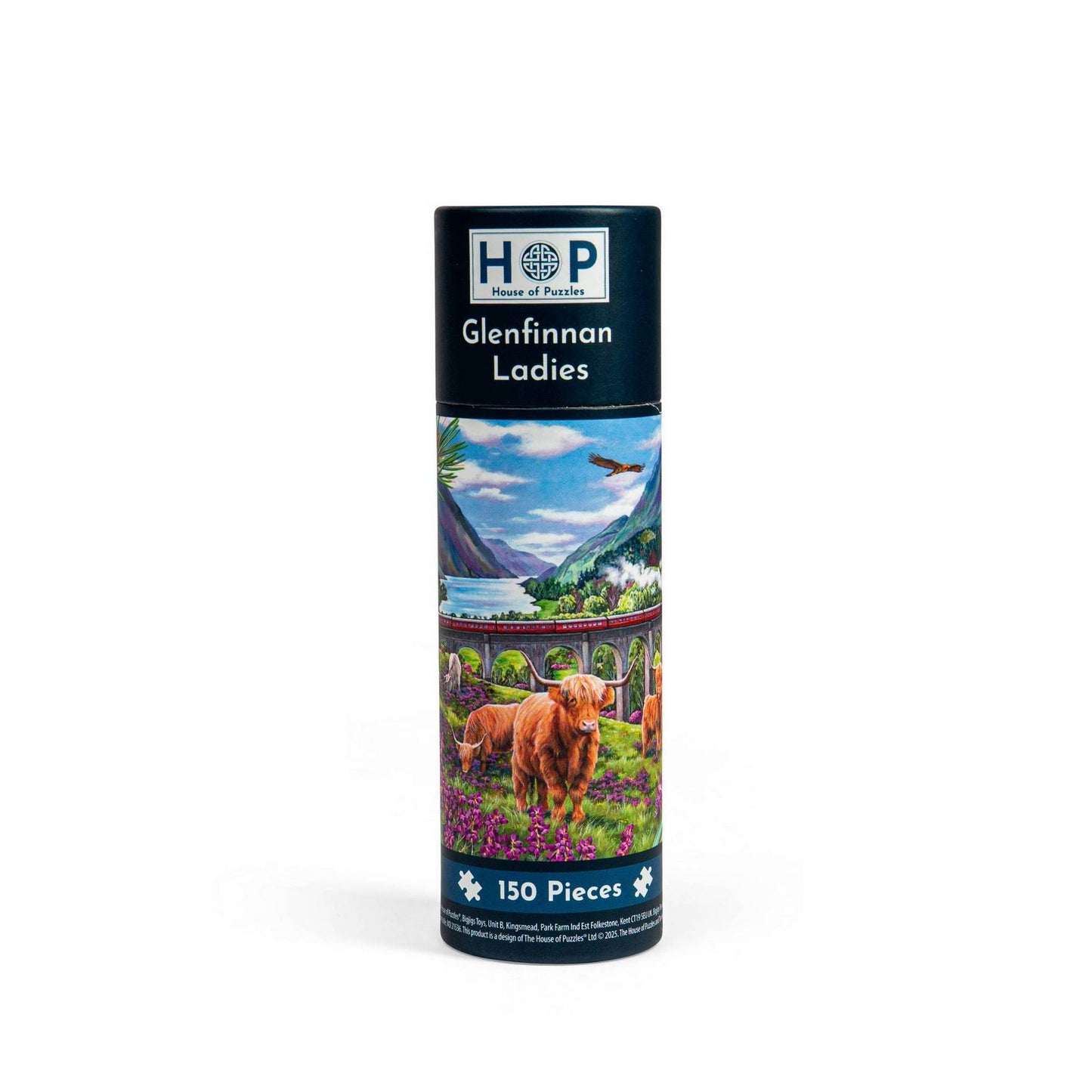 House of Puzzles - Glenfinnan Ladies - 150 Piece Mini Jigsaw Puzzle in a Tube