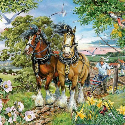 House of Puzzles - Strength & Beauty - 150 Piece Mini Jigsaw Puzzle in a Tube