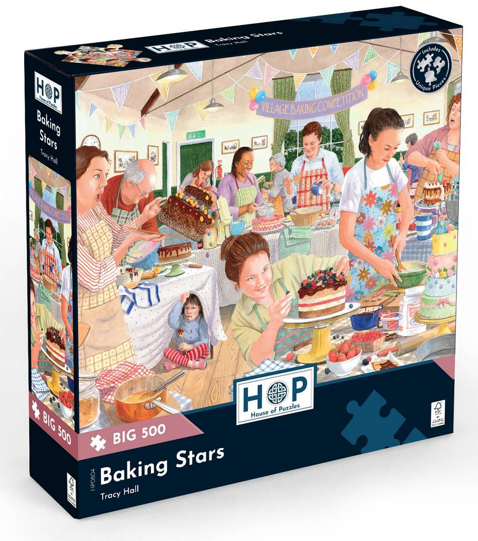 House of Puzzles - Baking Stars - 500XL Piece Jigsaw Puzzle