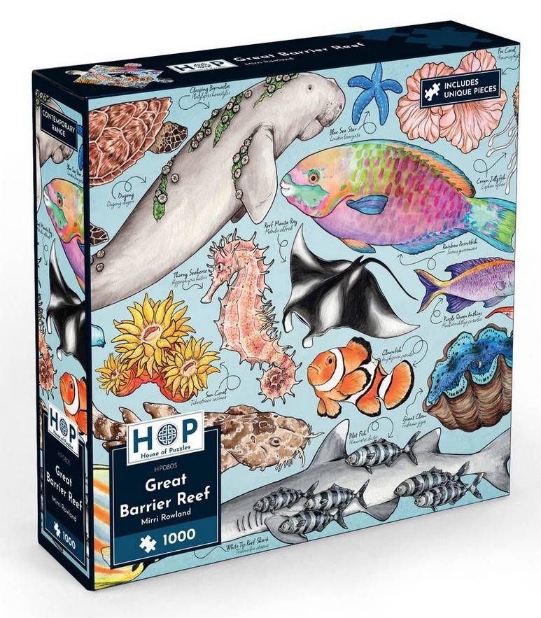 House of Puzzles - Great Barrier Reef - 1000 Piece Jigsaw Puzzle