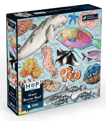 House of Puzzles - Great Barrier Reef - 1000 Piece Jigsaw Puzzle
