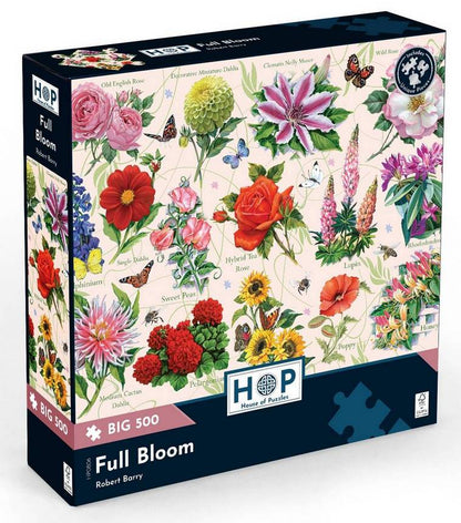House of Puzzles - Full Bloom - 500XL Piece Jigsaw Puzzle