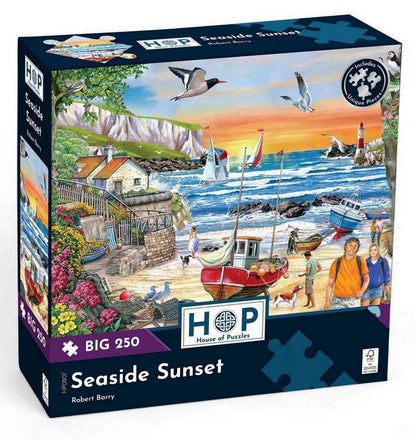 House of Puzzles - Seaside Sunset - 250XL Piece Jigsaw Puzzle
