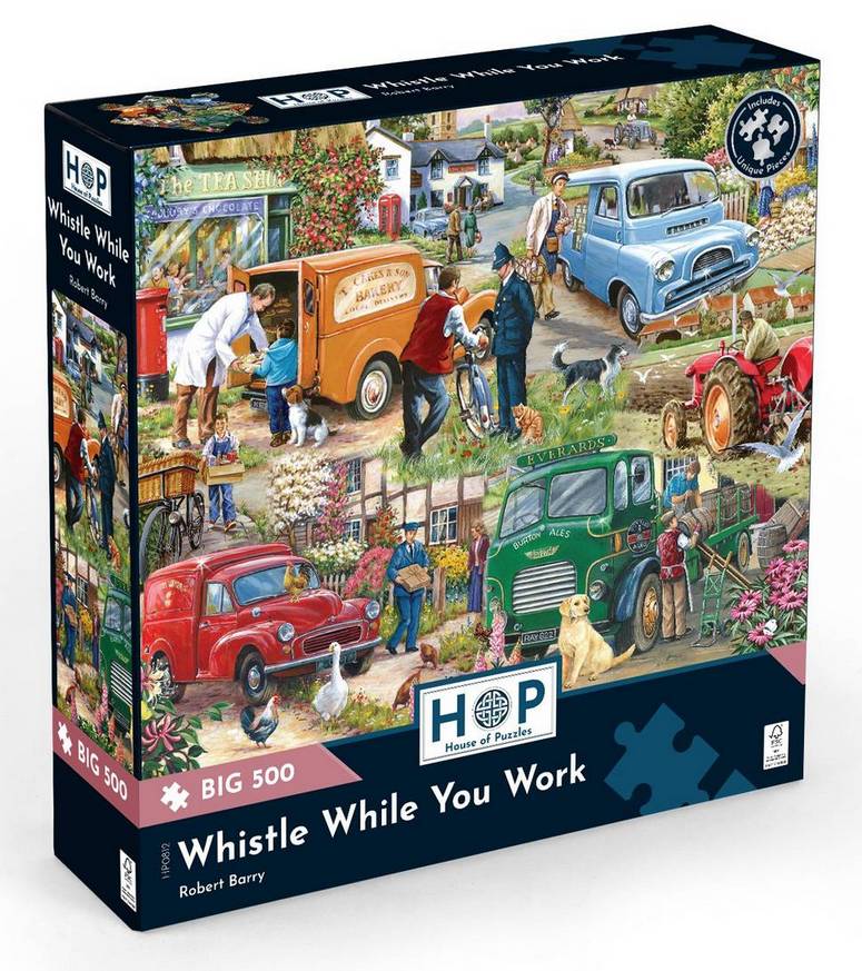 House of Puzzles - Whistle While you Work - 500XL Piece Jigsaw Puzzle