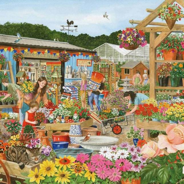 House of Puzzles - Everything for the Garden - 1000 Piece Jigsaw Puzzle