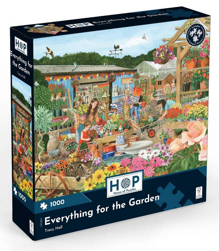 House of Puzzles - Everything for the Garden - 1000 Piece Jigsaw Puzzle