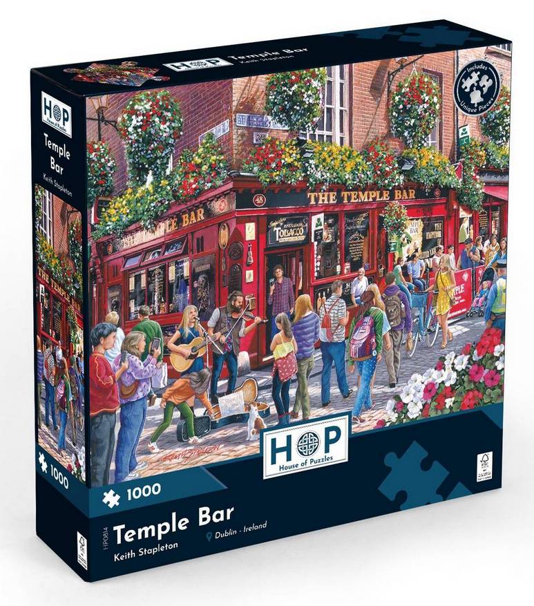 House of Puzzles - Temple Bar - 1000 Piece Jigsaw Puzzle
