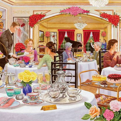 House of Puzzles - The Rose Tearooms - 500XL Piece Jigsaw Puzzle