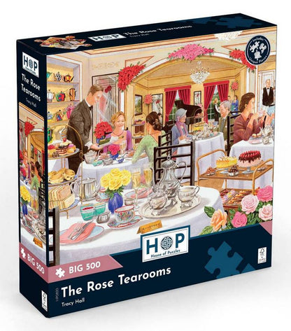House of Puzzles - The Rose Tearooms - 500XL Piece Jigsaw Puzzle