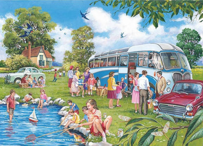 House of Puzzles - Going Places - 4 x 500 Piece Jigsaw Puzzle