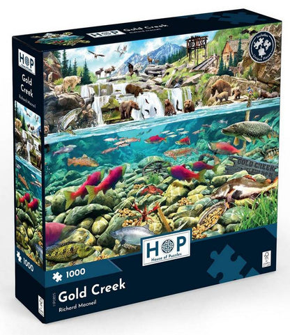 House of Puzzles - Gold Creek - 1000 Piece Jigsaw Puzzle