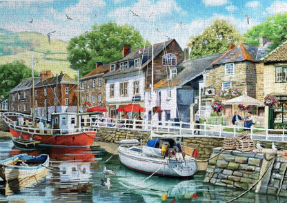 House of Puzzles - Waiting by the Wharf - 500 Piece Jigsaw Puzzle