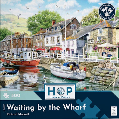 House of Puzzles - Waiting by the Wharf - 500 Piece Jigsaw Puzzle