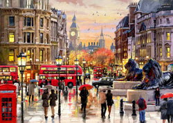 House of Puzzles - Twilight in Trafalgar Square - 1000 Piece Jigsaw Puzzle