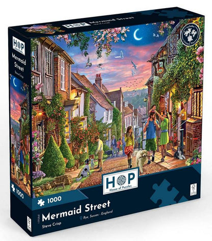House of Puzzles - Mermaid Street - 1000 Piece Jigsaw Puzzle