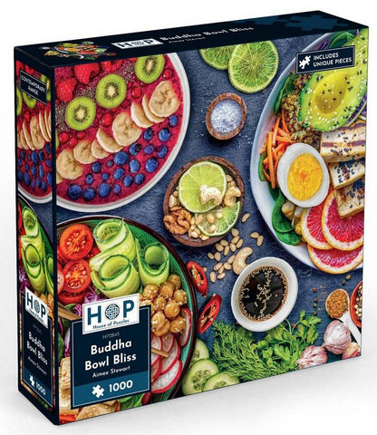 House of Puzzles - Buddha Bowl Bliss - 1000 Piece Jigsaw Puzzle