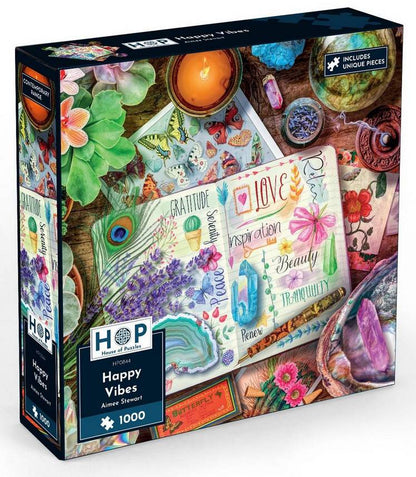 House of Puzzles - Happy Vibes - 1000 Piece Jigsaw Puzzle
