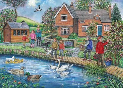 House of Puzzles - Life in the Country - 4 x 500 Piece Jigsaw Puzzle