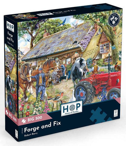 House of Puzzles - Forge and Fix - 500XL Piece Jigsaw Puzzle