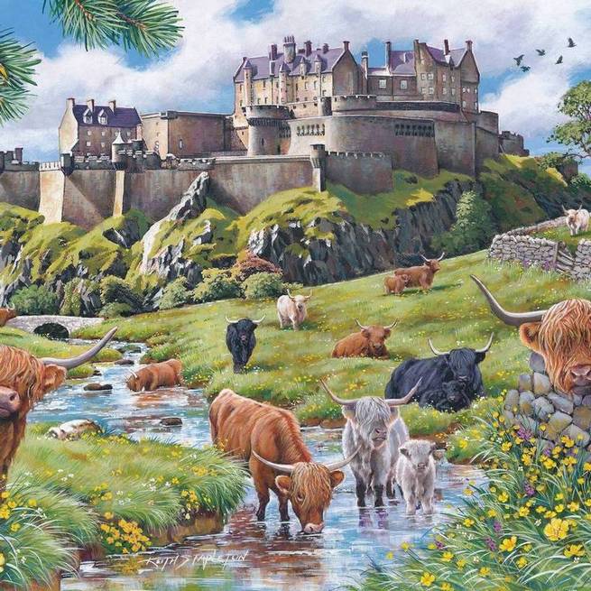 House of Puzzles - Stirling Castle - 1000 Piece Jigsaw Puzzle