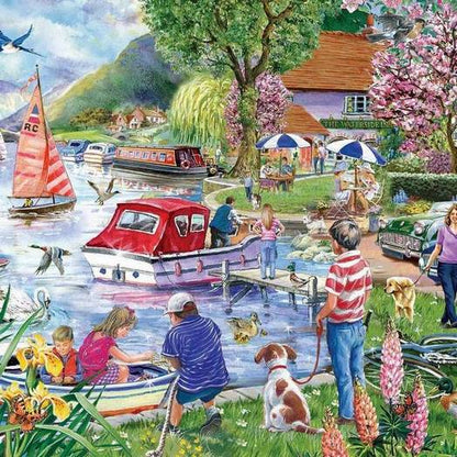 House of Puzzles - Waterside Inn - 500XL Piece Jigsaw Puzzle