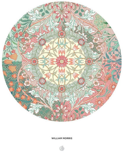 Pomegranate - William Morris - 500 Piece Circular Jigsaw Puzzle