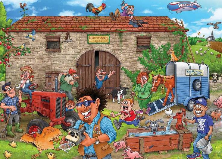 Wasgij - Destiny 30 Harvesting Happiness - 1000 Piece Jigsaw Puzzle