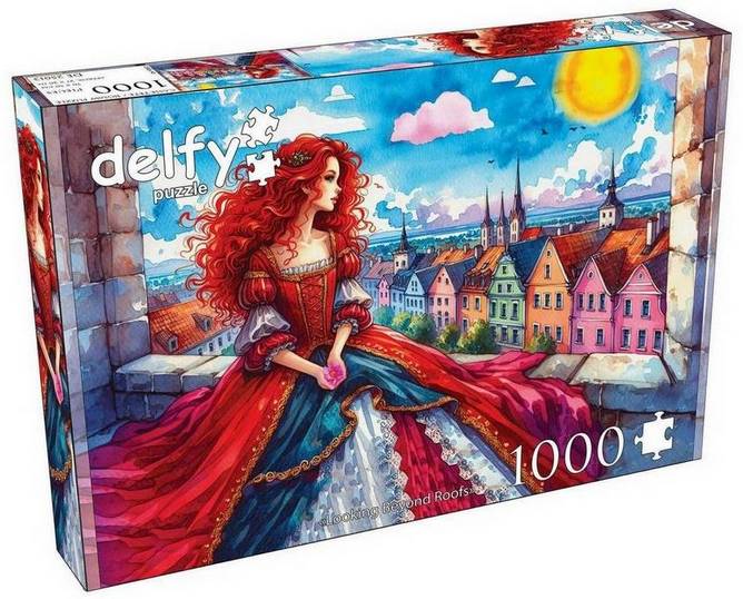 Delfy - Looking Beyond Rooftops - 1000 Piece Jigsaw Puzzle