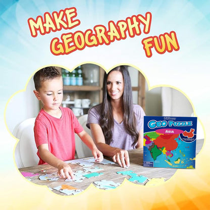 GeoToys - Asia - 50 Piece Jigsaw Puzzle
