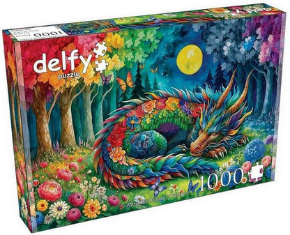 Delfy - Moonlit Dragon Dreams - 1000 Piece Jigsaw Puzzle